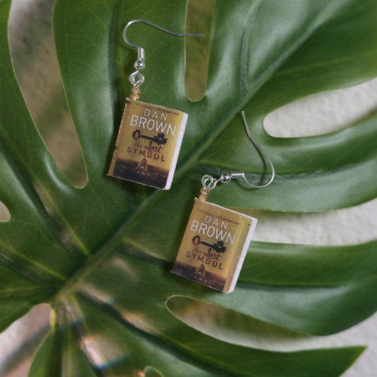 Titled Dangle Earrings - Dan Brown - The Lost Symbol