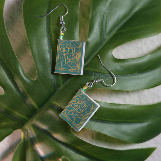 Titled Dangle Earrings - F. Scott Fitzgerald - The Great Gatsby