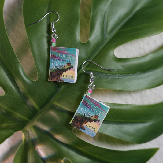 Titled Dangle Earrings - TJ Klune - The House in the Cerulean Sea