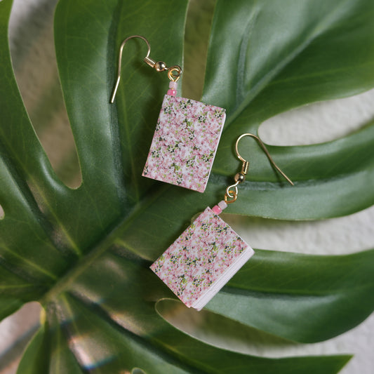 Floral Dangle Earrings - Blushing Petals