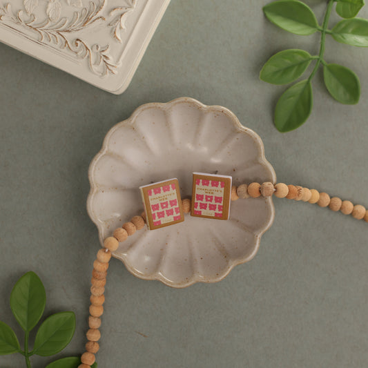 Titled Stud Earrings - E.B. White and Garth Williams - Charlottes Web