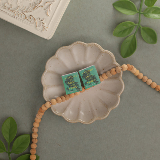 Titled Stud Earrings - Sarah Maas - A Court of Mist and Fury