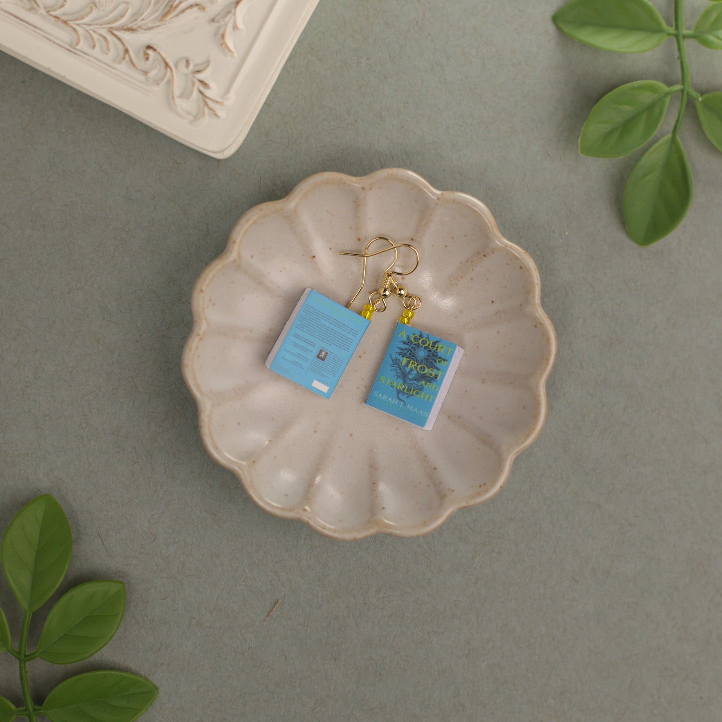 Titled Dangle Earrings - Sarah Maas - A Court of Frost and Starlight