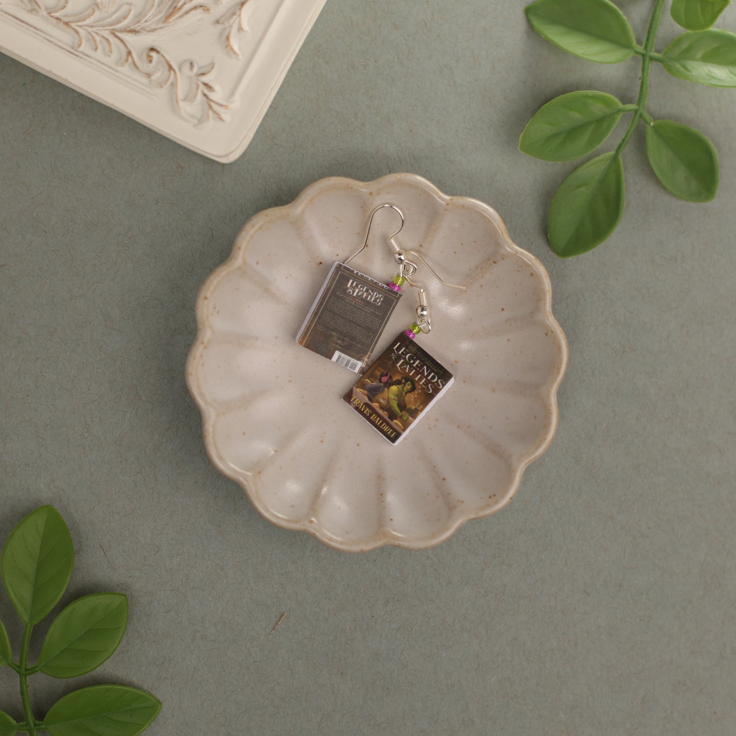 Titled Dangle Earrings - Travis Baldree - Legends and Lattes