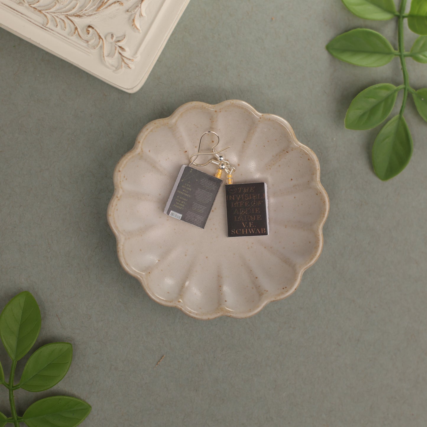 Titled Dangle Earrings - V.E. Schwab - The Invisible Life of Addie Larue