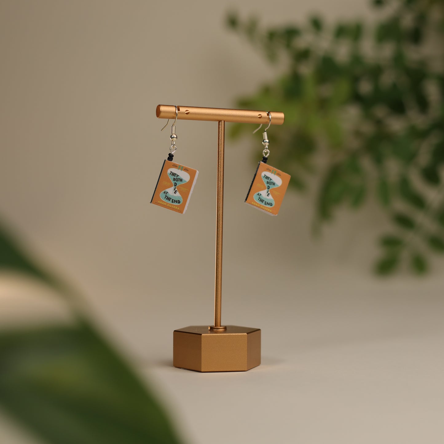 Titled Dangle Earrings - Adam Silvera - They Both Die at the End