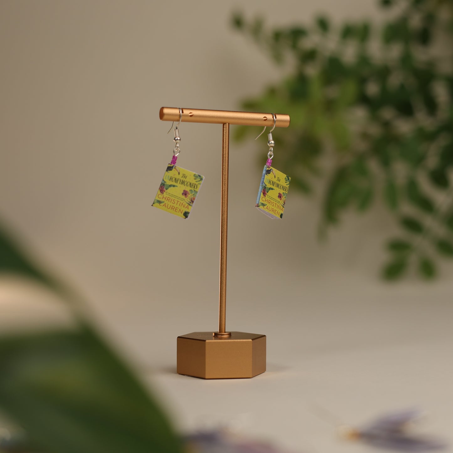 Titled Dangle Earrings - Christina Lauren - The Unhoneymooners