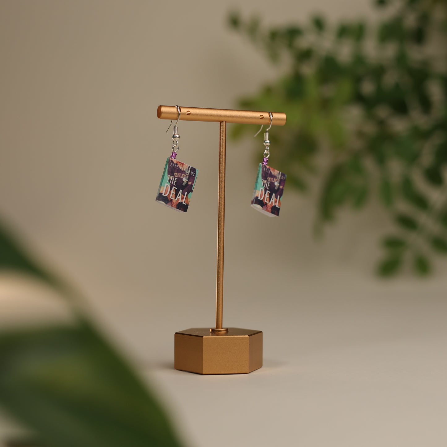 Titled Dangle Earrings - Elle Kennedy - The Deal
