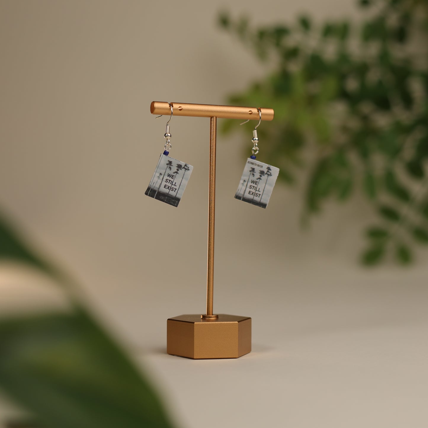 Titled Dangle Earrings -  Kenneth Nash - We Still Exist