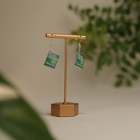 Titled Dangle Earrings - Michael Crichton - The Terminal Man