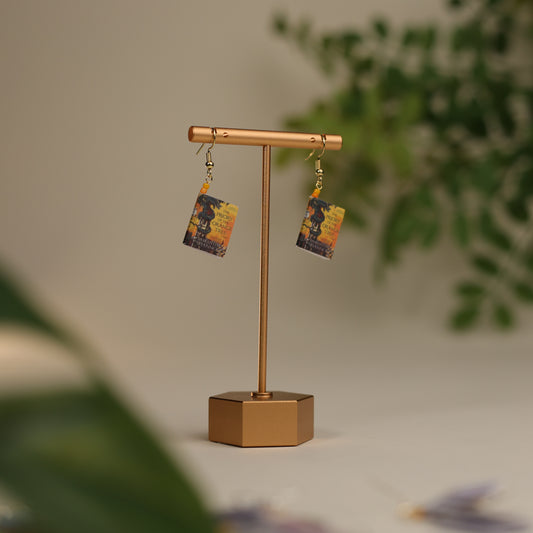 Titled Dangle Earrings - Samantha Shannon - The Priory of the Orange Tree