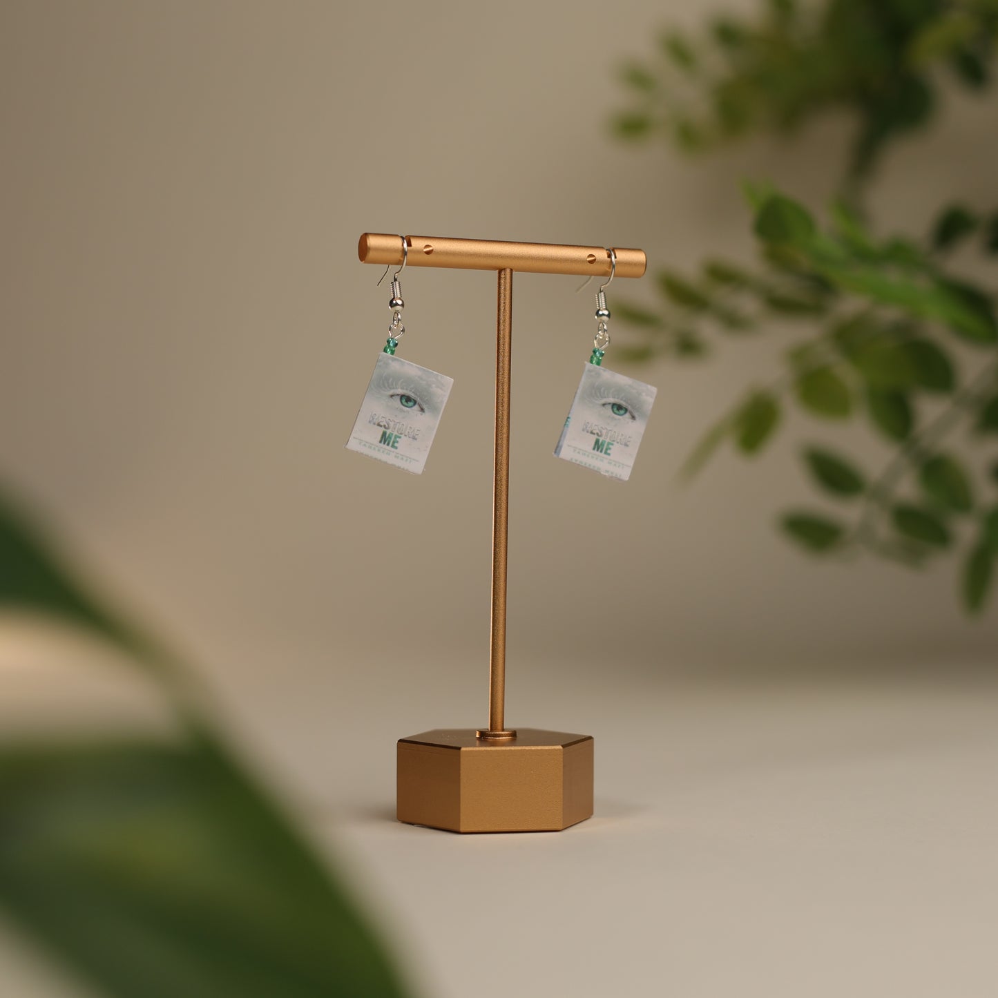 Titled Dangle Earrings - Tahereh Mafi - Restore Me