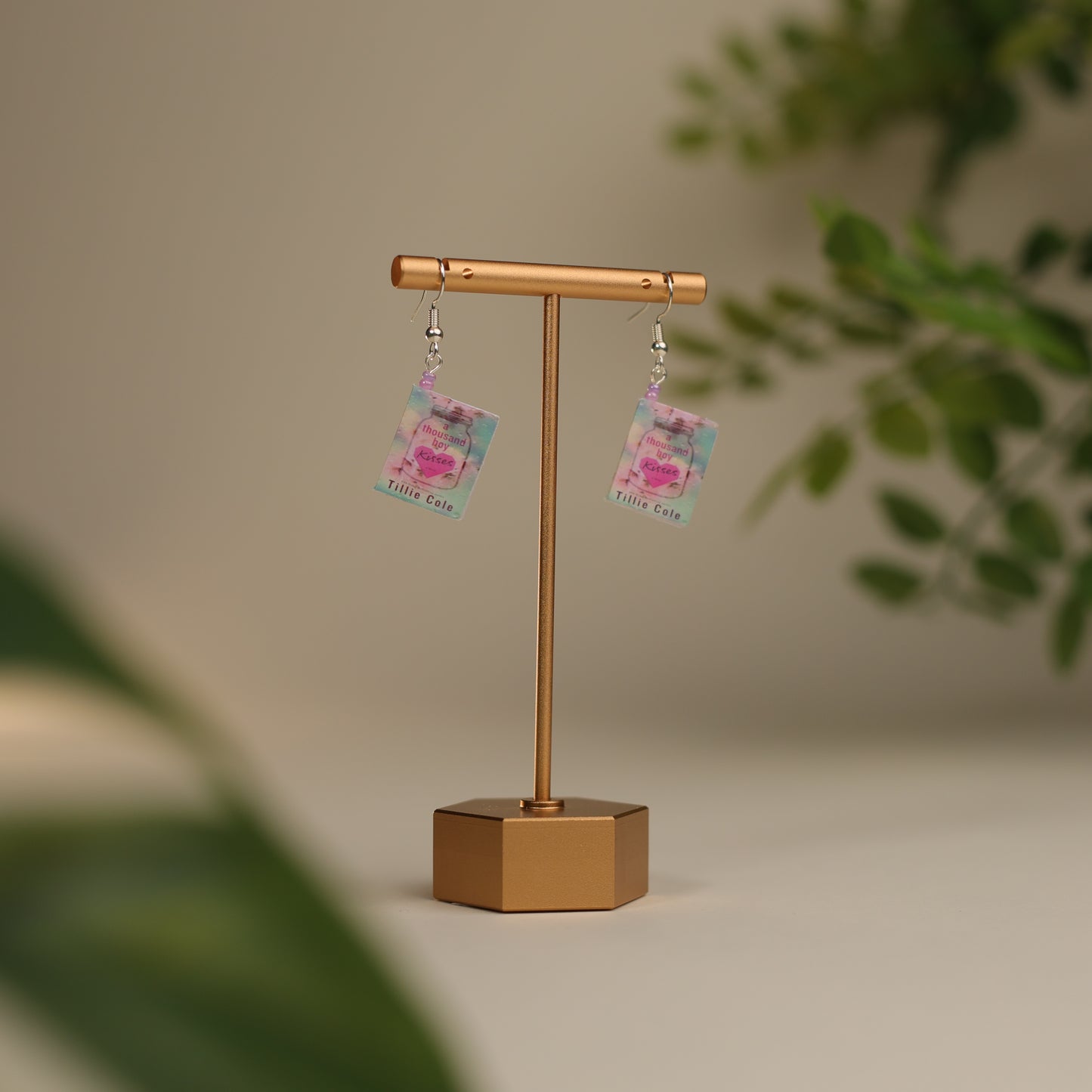 Titled Dangle Earrings - Tillie Cole - A Thousand Boy Kisses