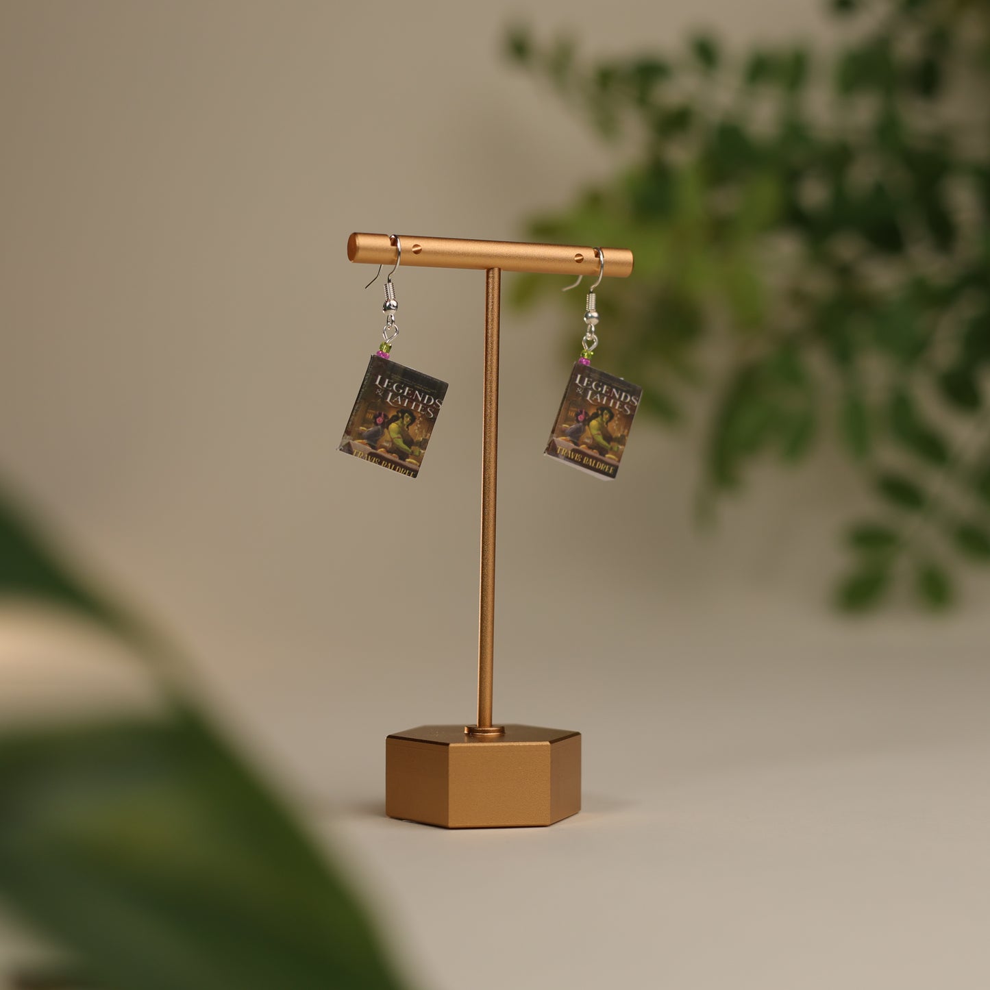 Titled Dangle Earrings - Travis Baldree - Legends and Lattes