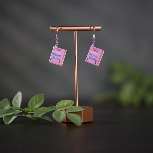 Titled Dangle Earrings - Casey McQuiston - Red White and Royal Blue