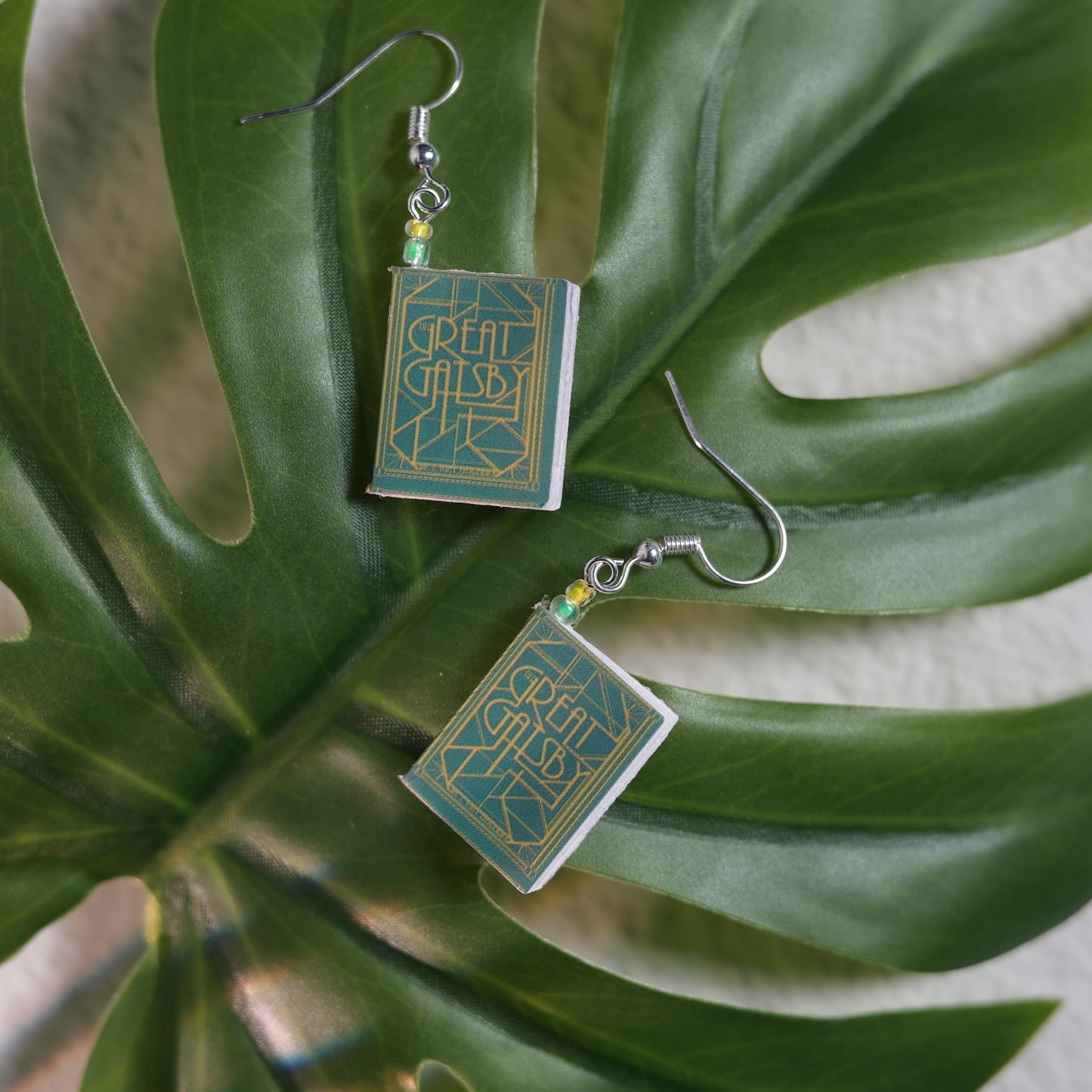 Titled Dangle Earrings - F. Scott Fitzgerald - The Great Gatsby