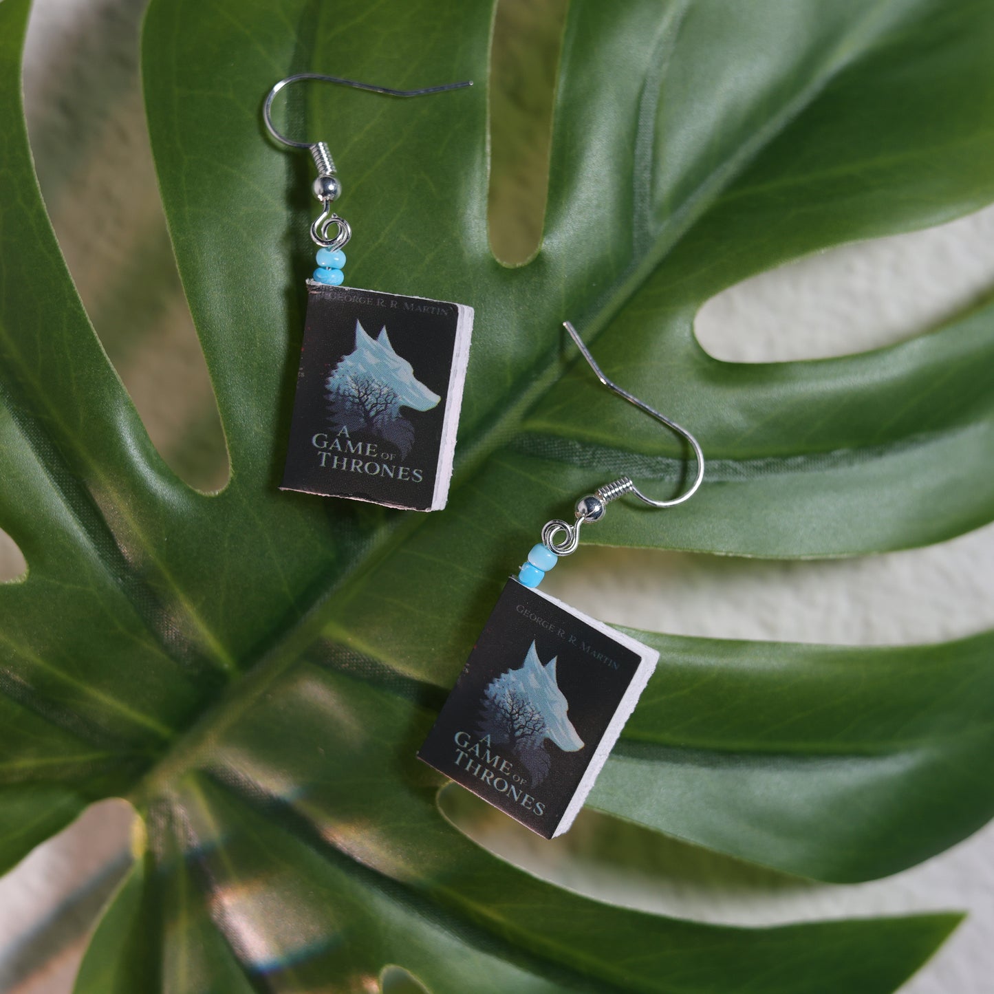 Titled Dangle Earrings - George R.R. Martin - A Game of Thrones