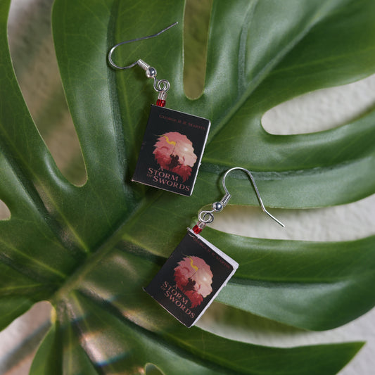 Titled Dangle Earrings - George R.R. Martin - Storm of Swords