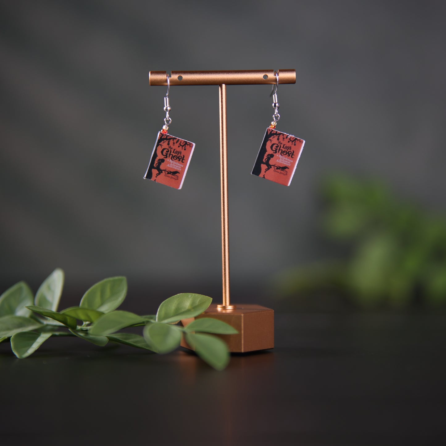 Titled Dangle Earrings - Helen Stringer - The Last Ghost - A Belladonna Johnson Adventure