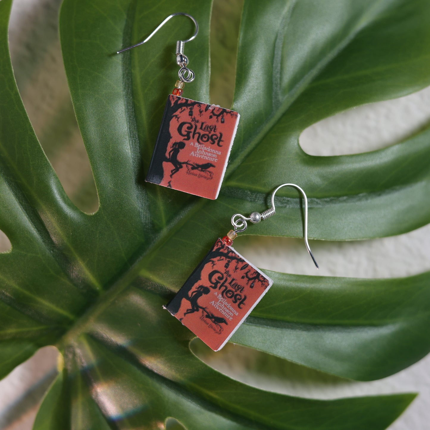 Titled Dangle Earrings - Helen Stringer - The Last Ghost - A Belladonna Johnson Adventure
