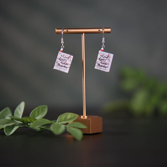 Titled Dangle Earrings - Holly Jackson - A Good Girls Guide to Murder