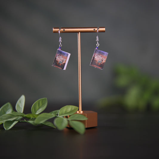 Titled Dangle Earrings - James Dashner - The Scorch Trials