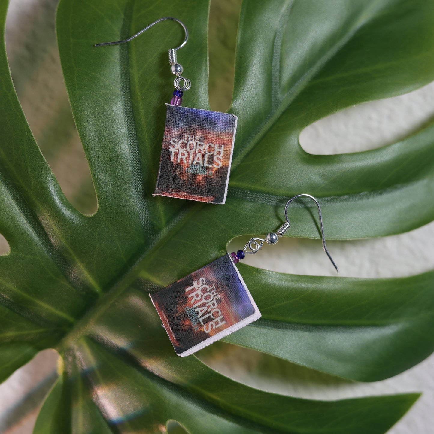 Titled Dangle Earrings - James Dashner - The Scorch Trials