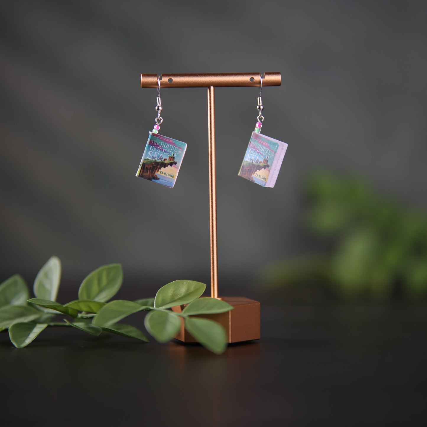 Titled Dangle Earrings - TJ Klune - The House in the Cerulean Sea