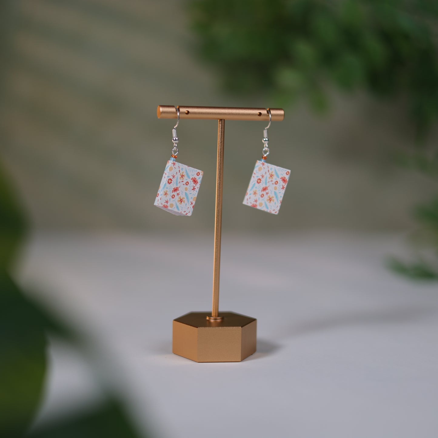 Floral Dangle Earrings - Seaside Meadow