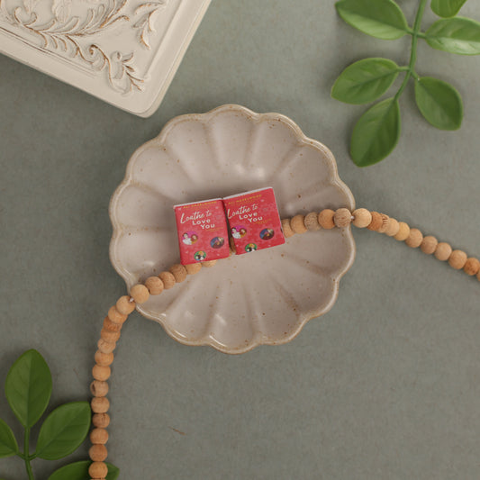 Titled Stud Earrings - Ali Hazelwood - Loathe to Love you