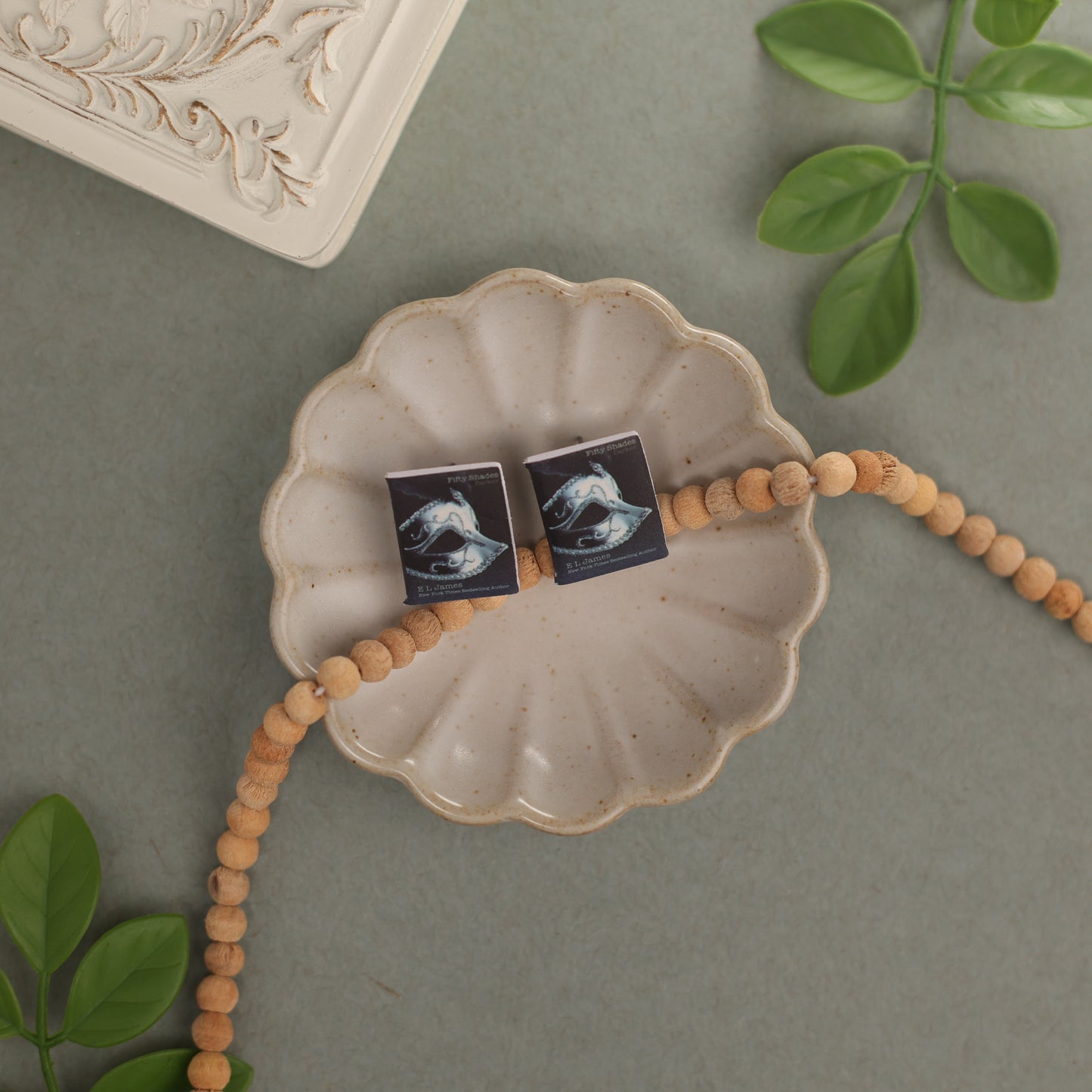 Titled Stud Earrings - E.L. James - Fifty Shades Darker