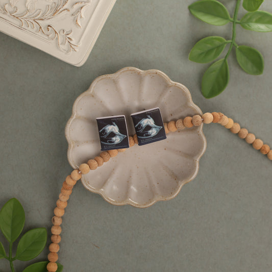 Titled Stud Earrings - E.L. James - Fifty Shades Darker