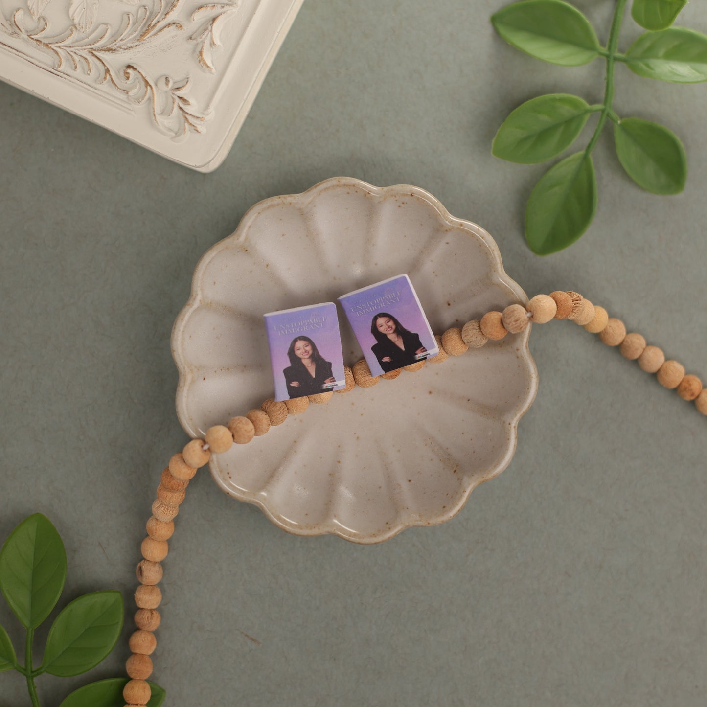 Titled Stud Earrings - Jenny Tra Nguyen - Unstoppable Immigrant