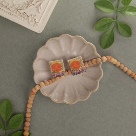 Titled Stud Earrings - Sue Lynn Tan - Heart of the Sun Warrior