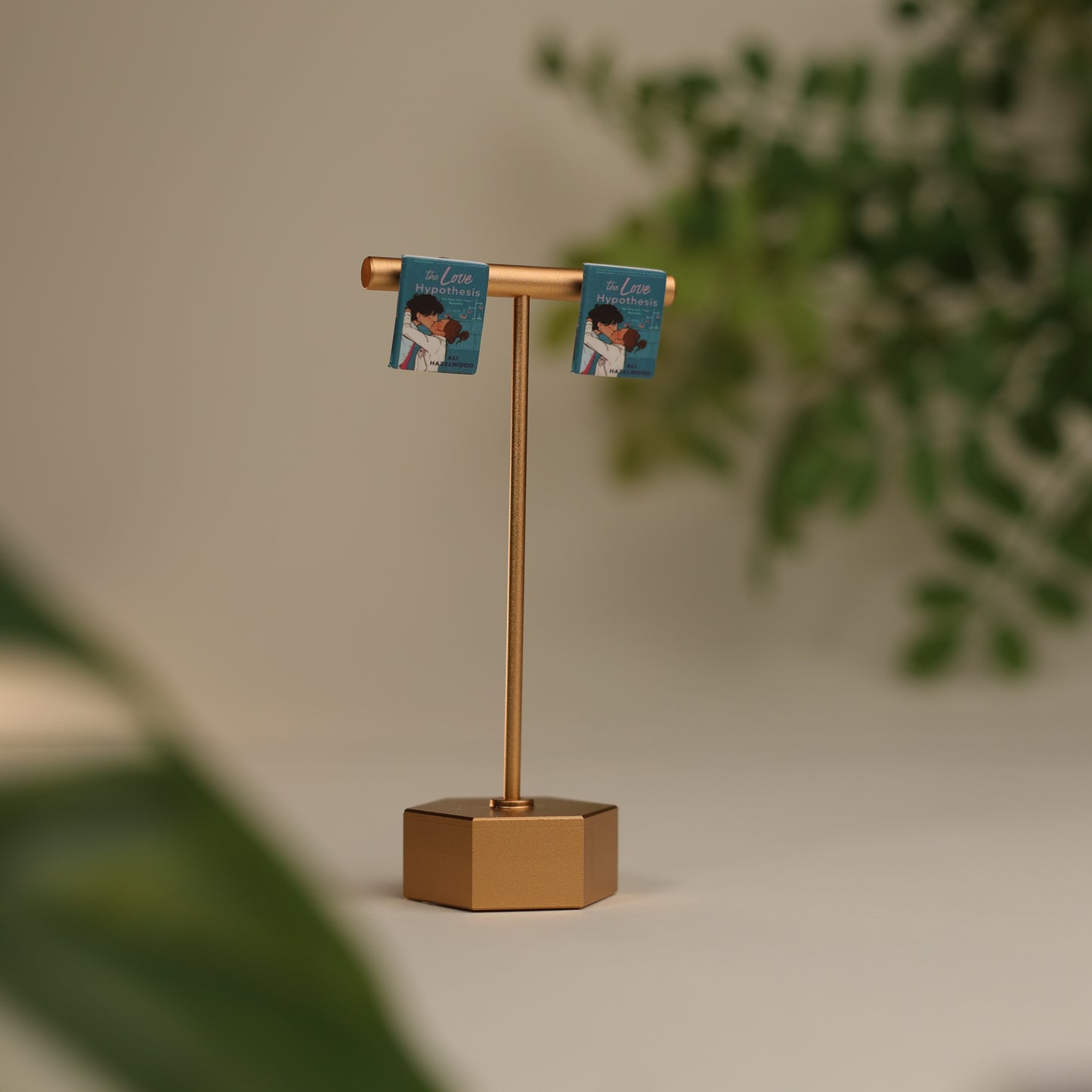 Titled Stud Earrings - Ali Hazelwood - The Love Hypothesis