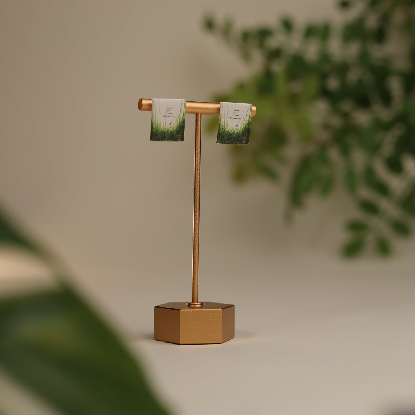 Titled Stud Earrings - Dara McAnulty - Dairy of a Young Naturalist