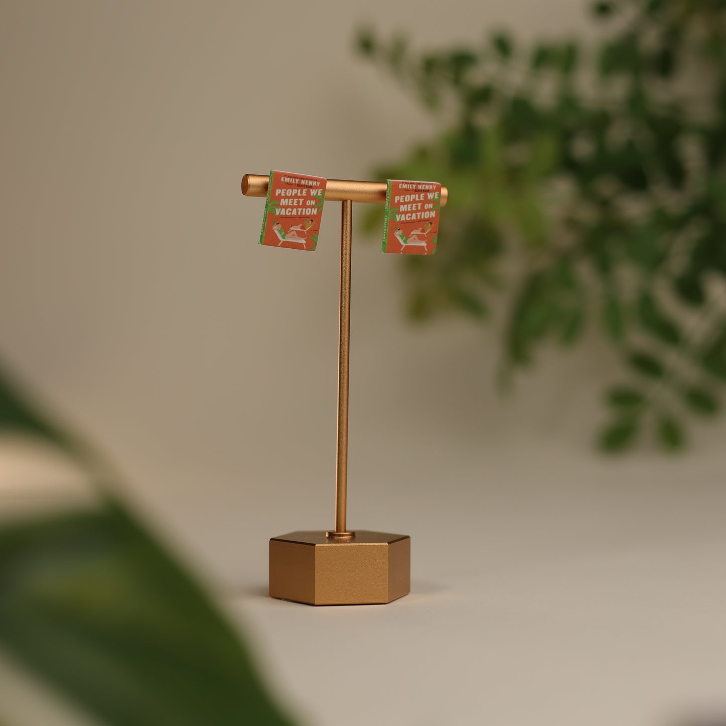Titled Stud Earrings - Emily Henry - People We Meet On Vacation