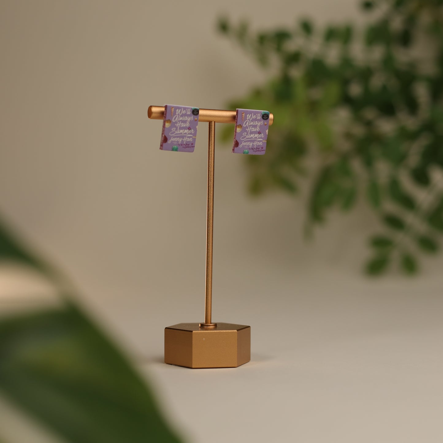 Titled Stud Earrings - Jenny Han - Well Always Have Summer