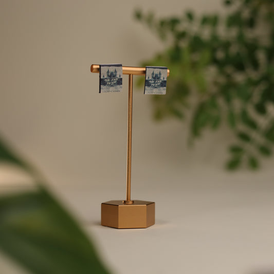 Titled Stud Earrings - Lauren Asher - The Fine Print
