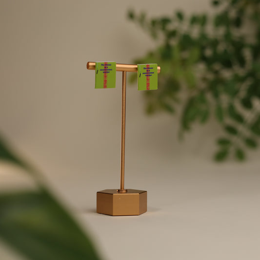 Titled Stud Earrings - Lisa Wheeler - The Dream of a Construction Worker