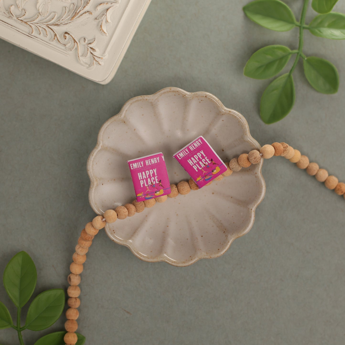 Titled Stud Earrings - Emily Henry - Happy Place