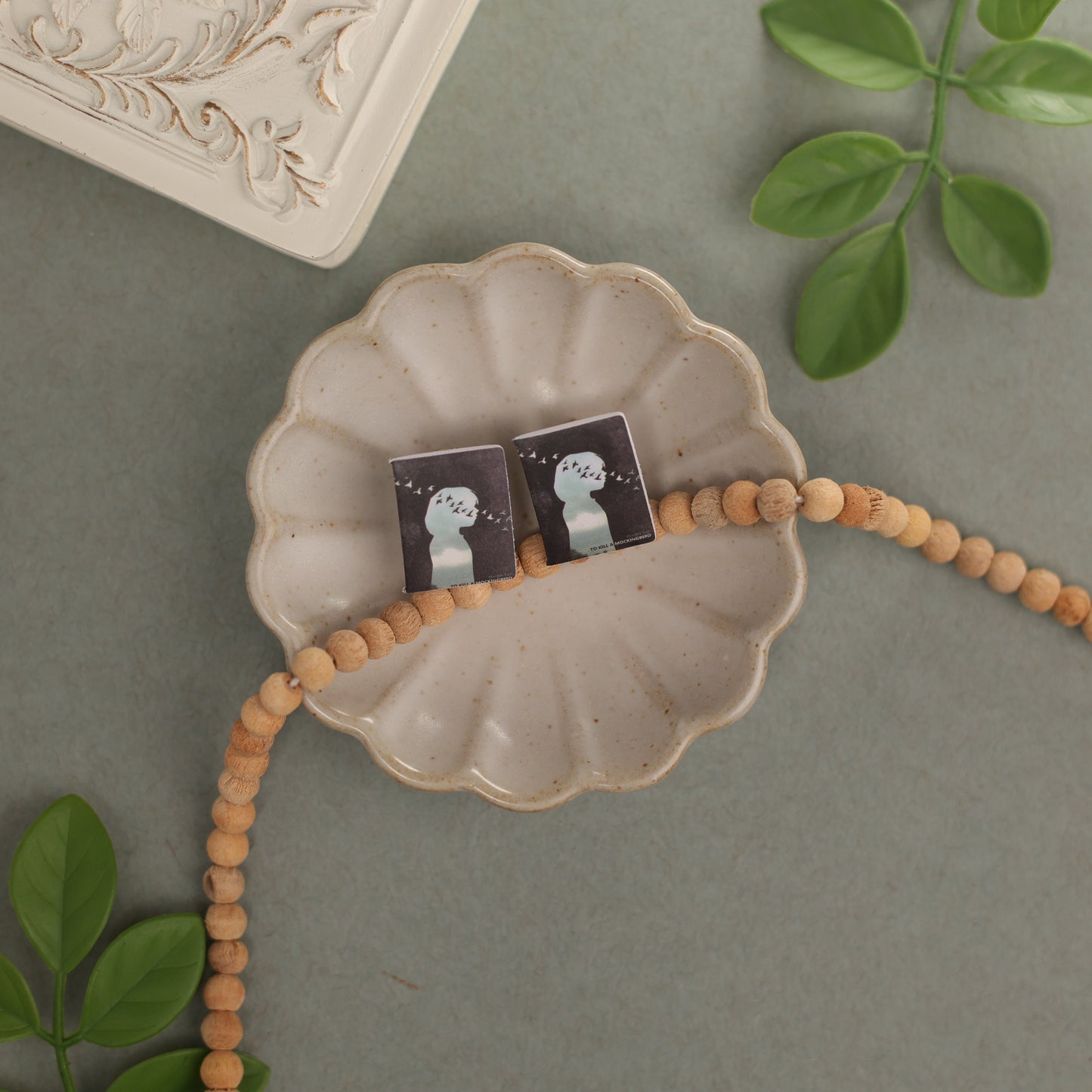Titled Stud Earrings - Harper Lee - To Kill a Mockingbird