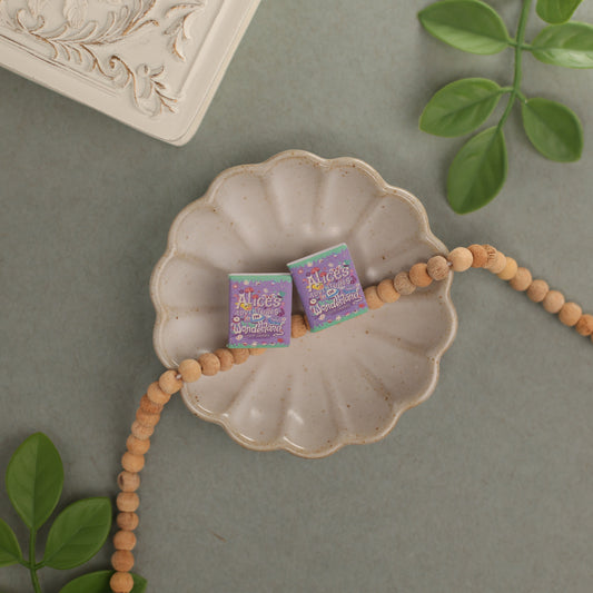 Titled Stud Earrings - Lewis Carroll - Alices Adventures in Wonderland