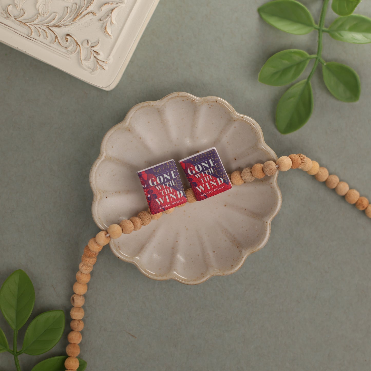 Titled Stud Earrings - Margaret Mitchell - Gone with the Wind