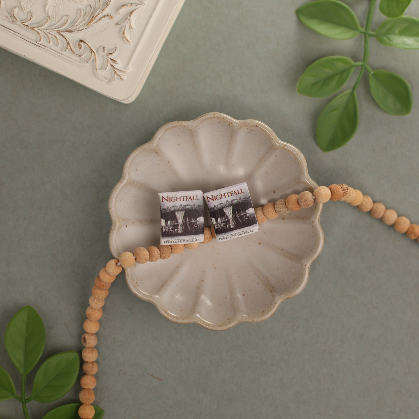 Titled Stud Earrings - Penelope Douglas - Nightfall