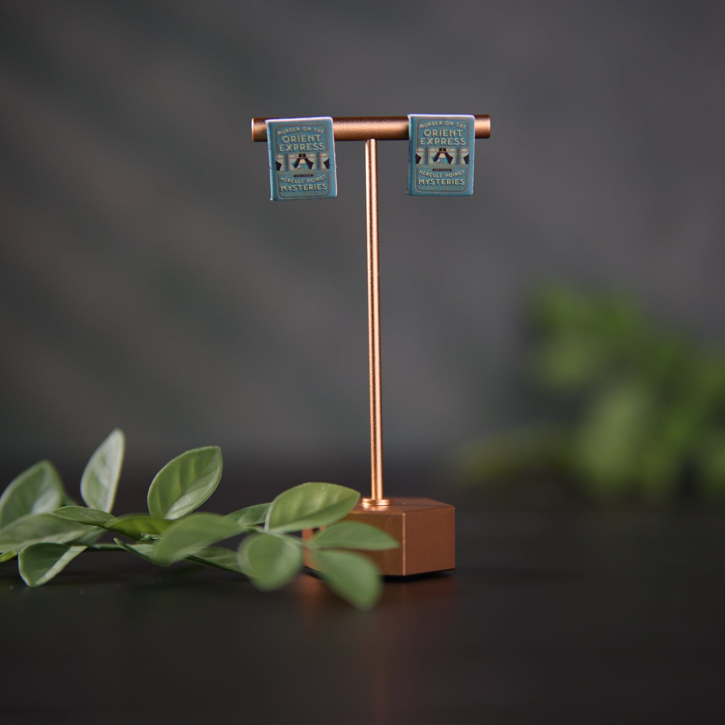 Titled Stud Earrings - Agatha Christie - Murder on the Orient Express