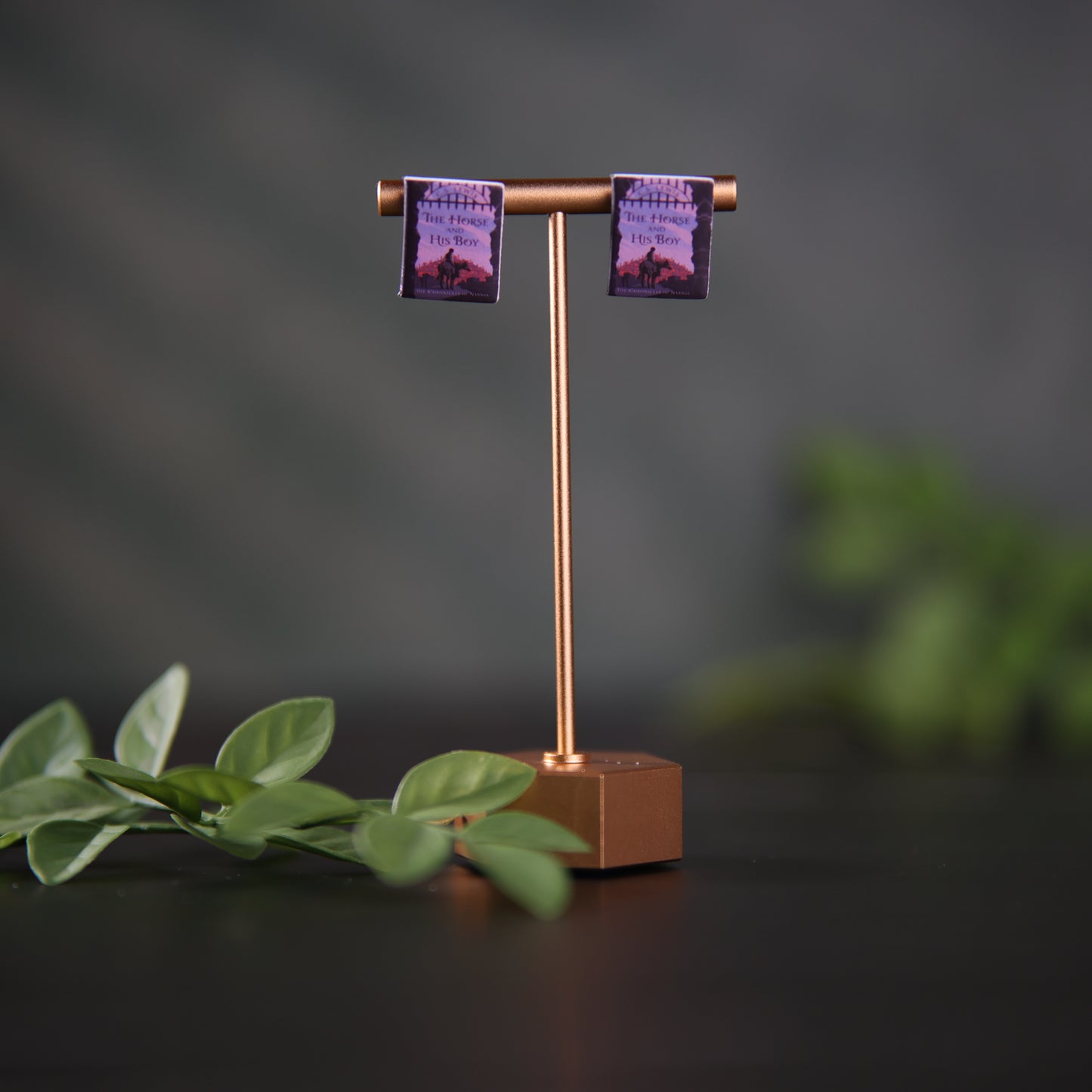 Titled Stud Earrings - C.S. Lewis - The Horse and His Boy