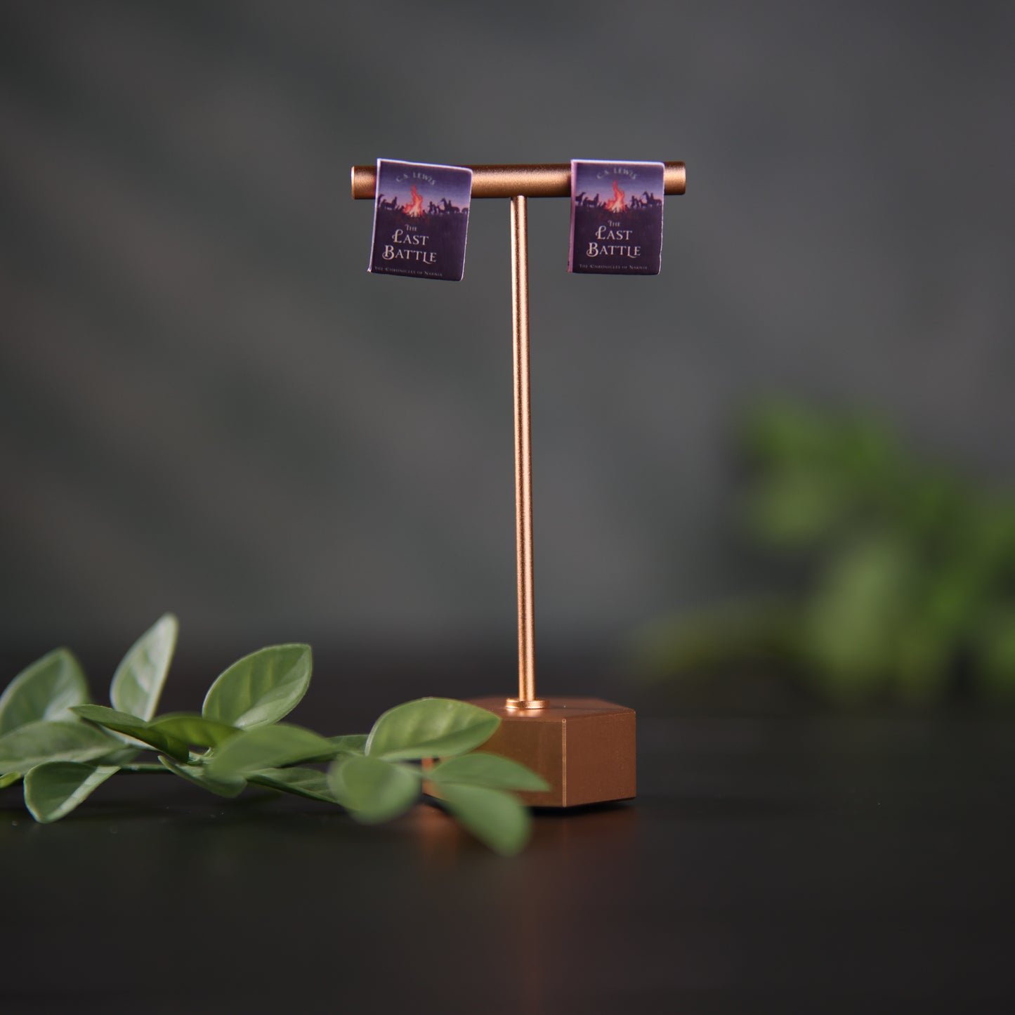 Titled Stud Earrings - C.S. Lewis - The Last Battle