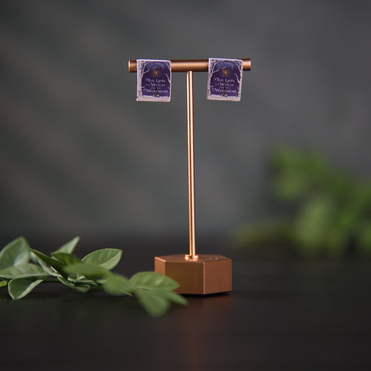 Titled Stud Earrings - C.S. Lewis - The Lion The Witch and The Wardrobe