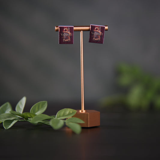 Titled Stud Earrings - Chloe Gong - Our Violent Ends
